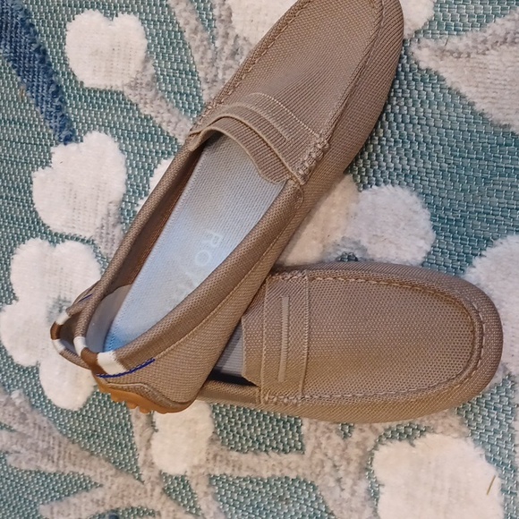 Rothy's Sz 10W, Color: Latte, Womans,  Driver Loafers. NWOT - Picture 1 of 10